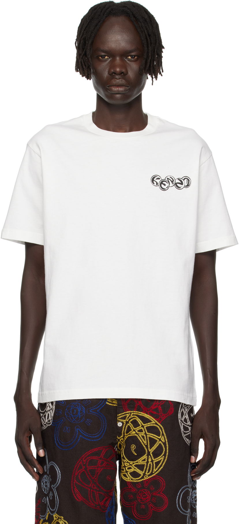 T-paita KENZO Kenzo Paris 'KENZO Pachinko' Classic T-Shirt Valkoinen | FF65TS2624SG