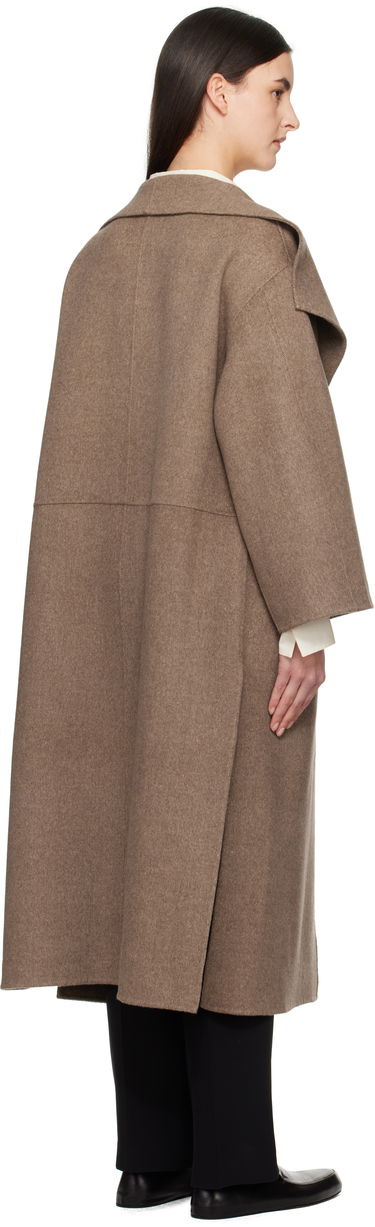 Takit TOTEME TOTEME Signature Wool Cashmere Coat Ruskea | 251-WRO885-FB0360, 2