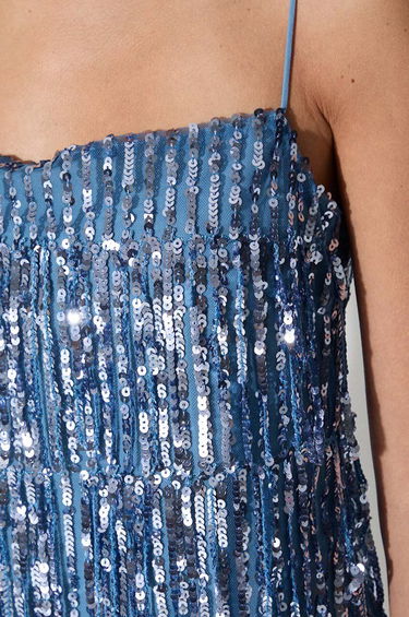 Tankkitoppi Samsoe Samsoe Sequined Fringe Cami Top by Samsoe Samsoe Sininen | F23200094, 5