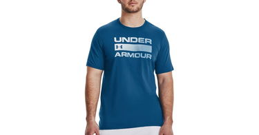 T-paita Under Armour Team Issue Wordmark Tummansininen | 1329582-426, 1