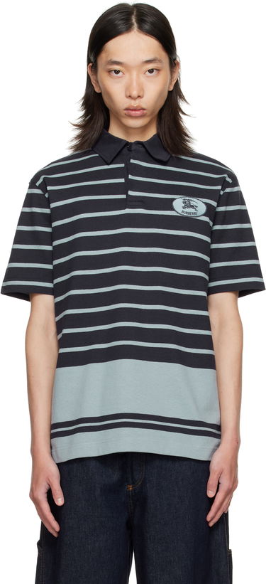 Poolopaita Burberry Burberry Index Stripe Polo Musta | 8110595, 0
