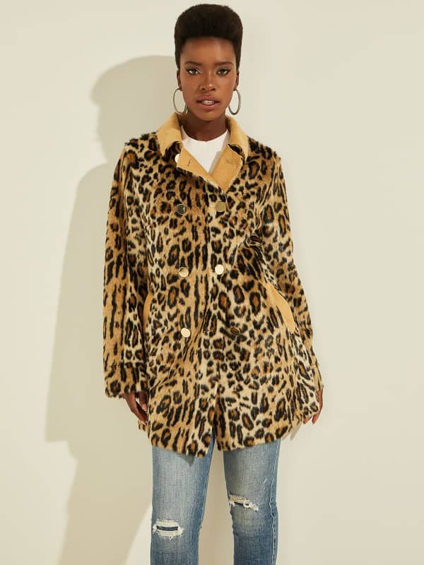 Takki GUESS Reversible Faux Fur Keltainen | W1BL60WEAC0, 0