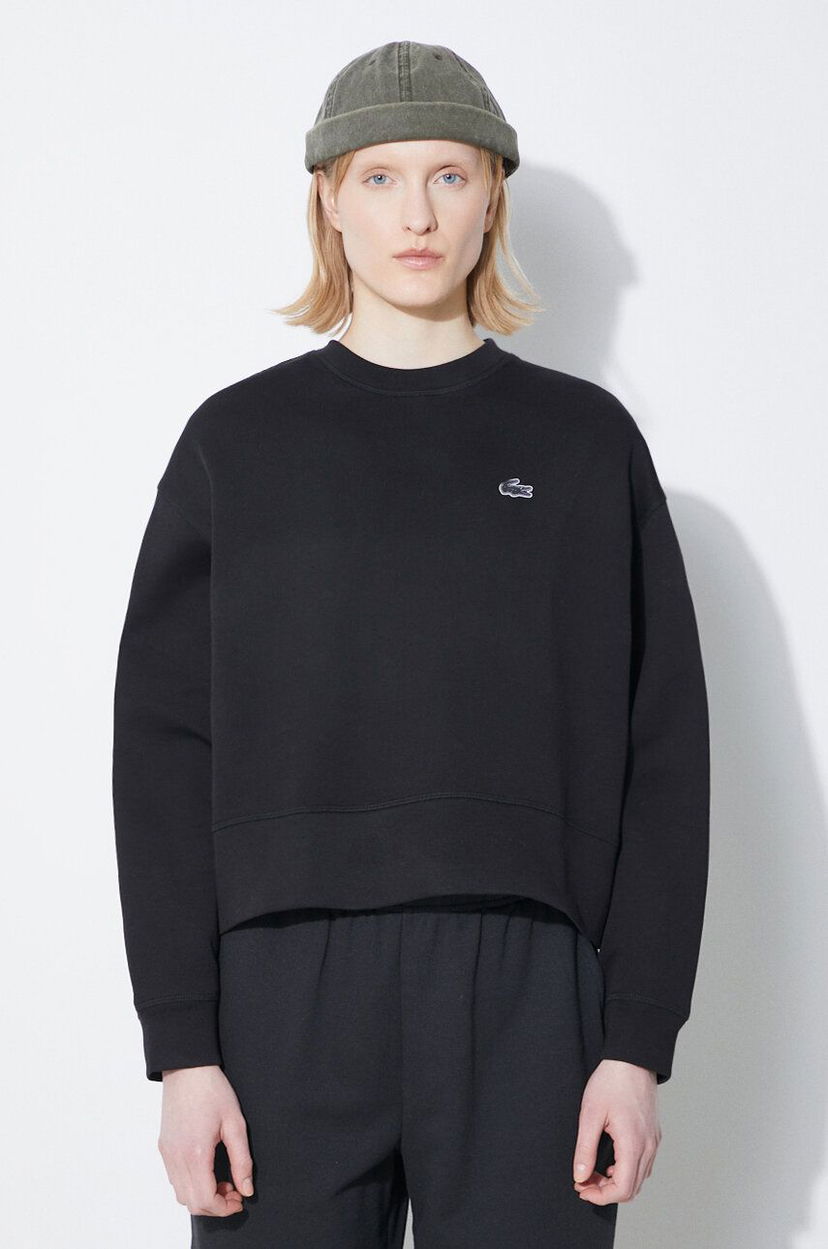 Huppari Lacoste Sweatshirt Musta | SF5614