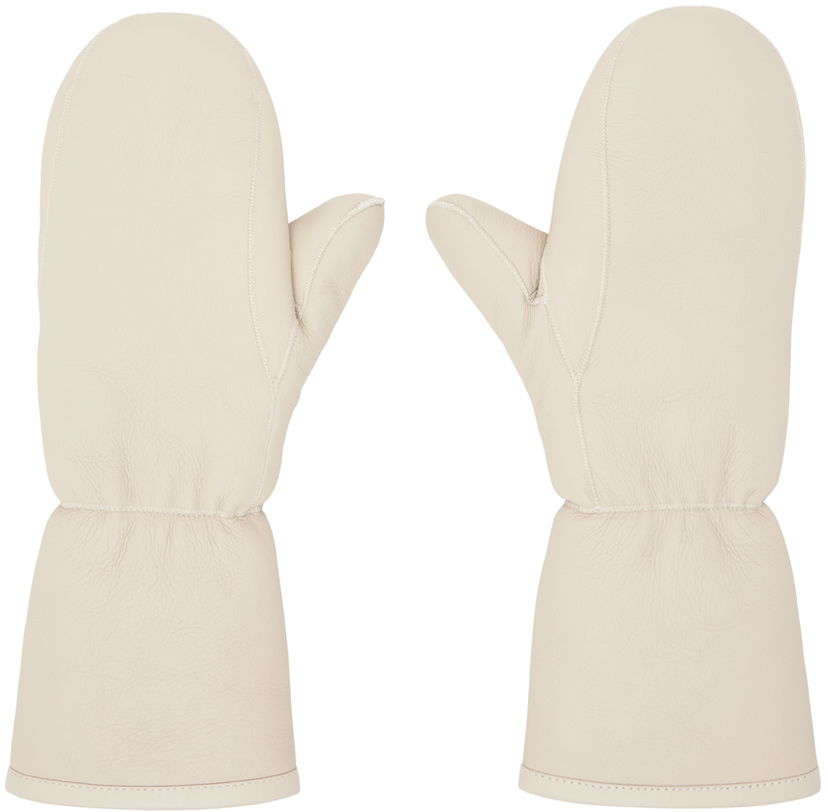 Käsineet Yves Salomon Merinillo Mittens Beige | 25W25WAA601XXMLCI