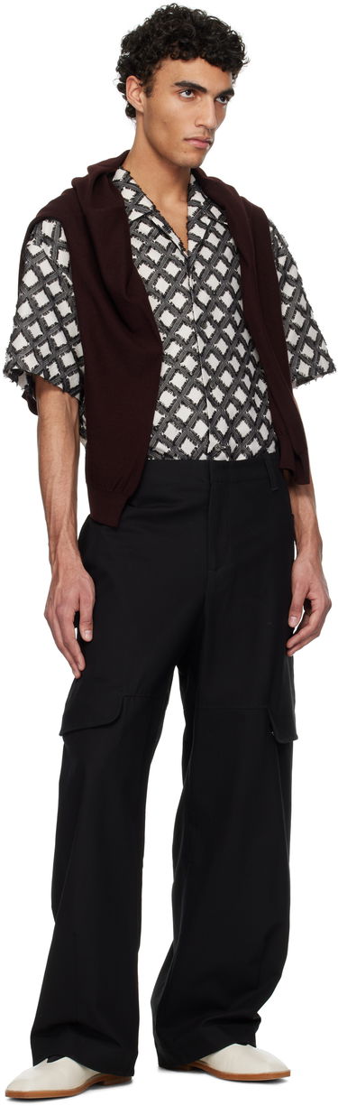 Cargo housut sage NATION SAGE NATION Index Cargo Pants Musta | S113 INDEX CARGO TROUSER, 3