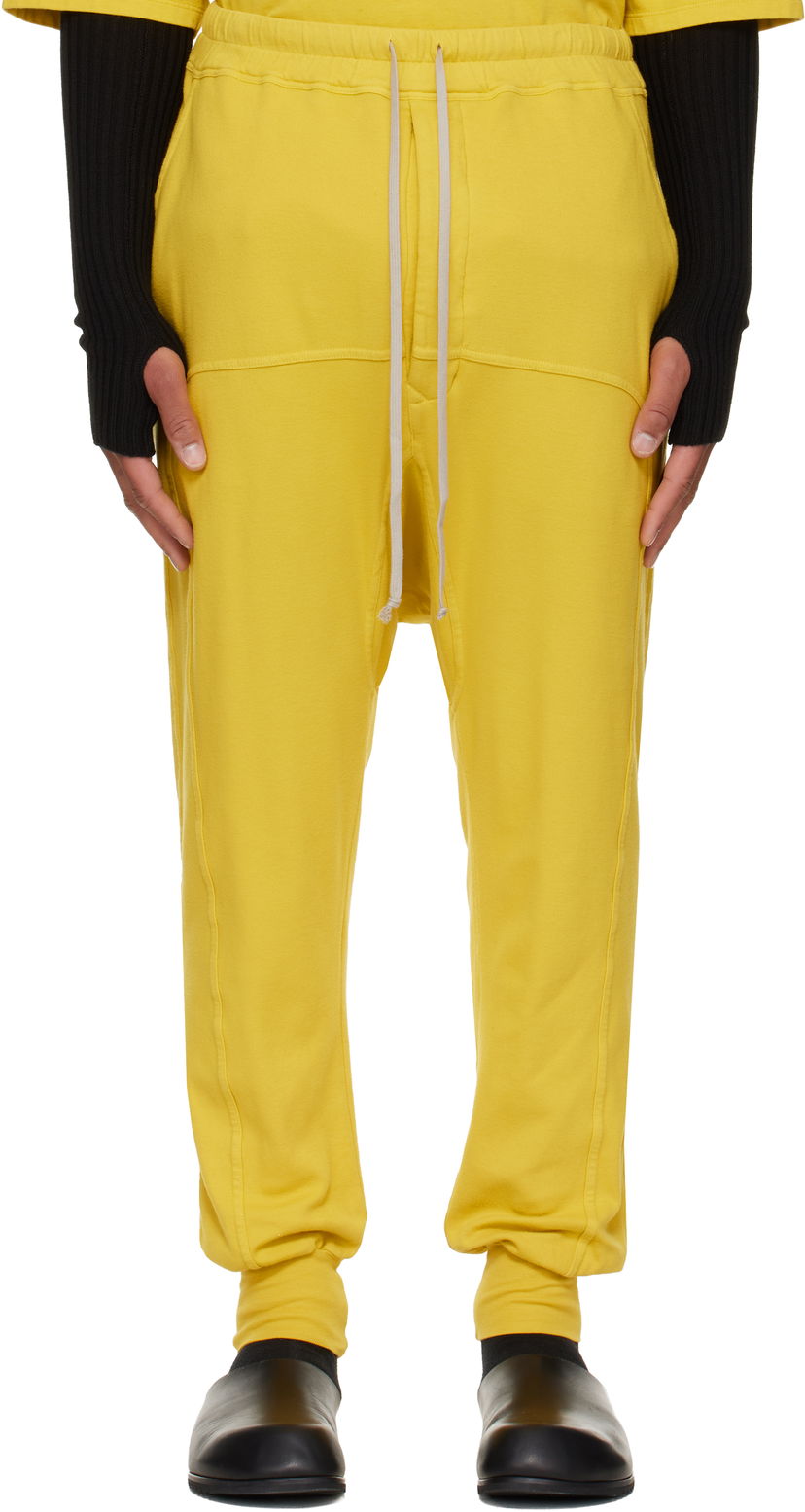 Verryttelyhousut Rick Owens DRKSHDW Concordians Drawstring Sweatpants Keltainen | DU02E7395 JDB