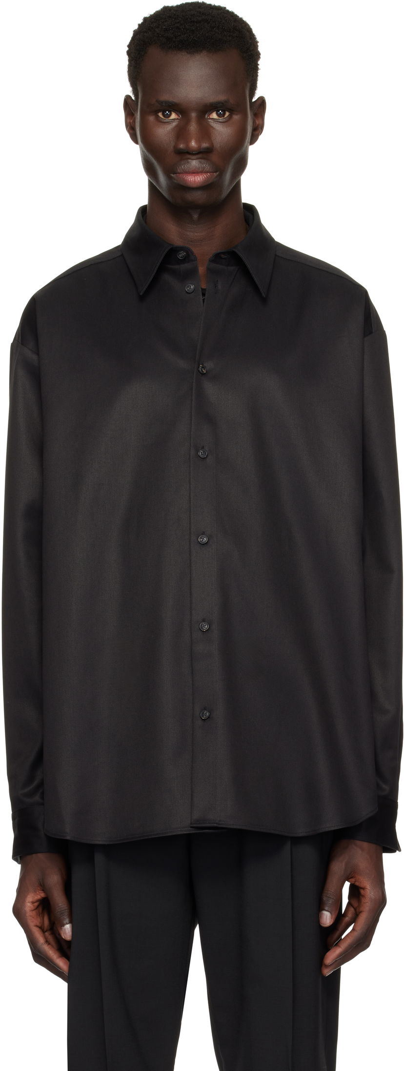 Paita BOSS HUGO Twill Shirt Musta | 50534282