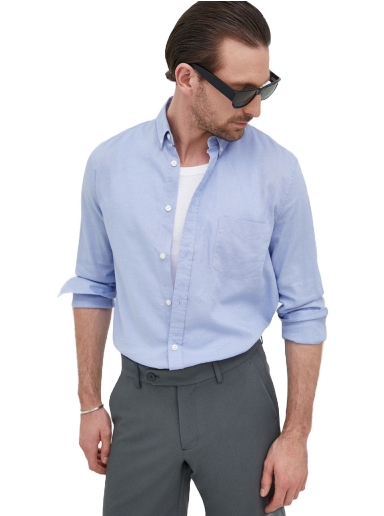 Paita Samsoe Samsoe Liam BA Shirt Sininen | M20200043