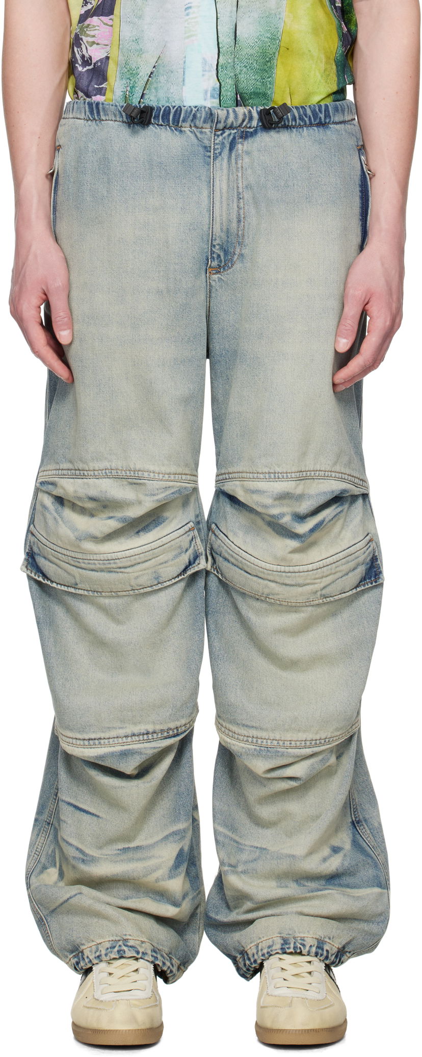 Cargo housut Diesel Relaxed D-Dayetz Jeans by Diesel Sininen | A17317-0ABDF-01
