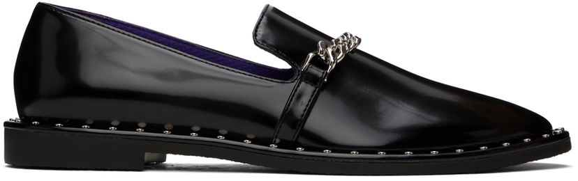 Tennarit ja kengät Stella McCartney Falabella Chain Loafers Musta | 810298AP0210
