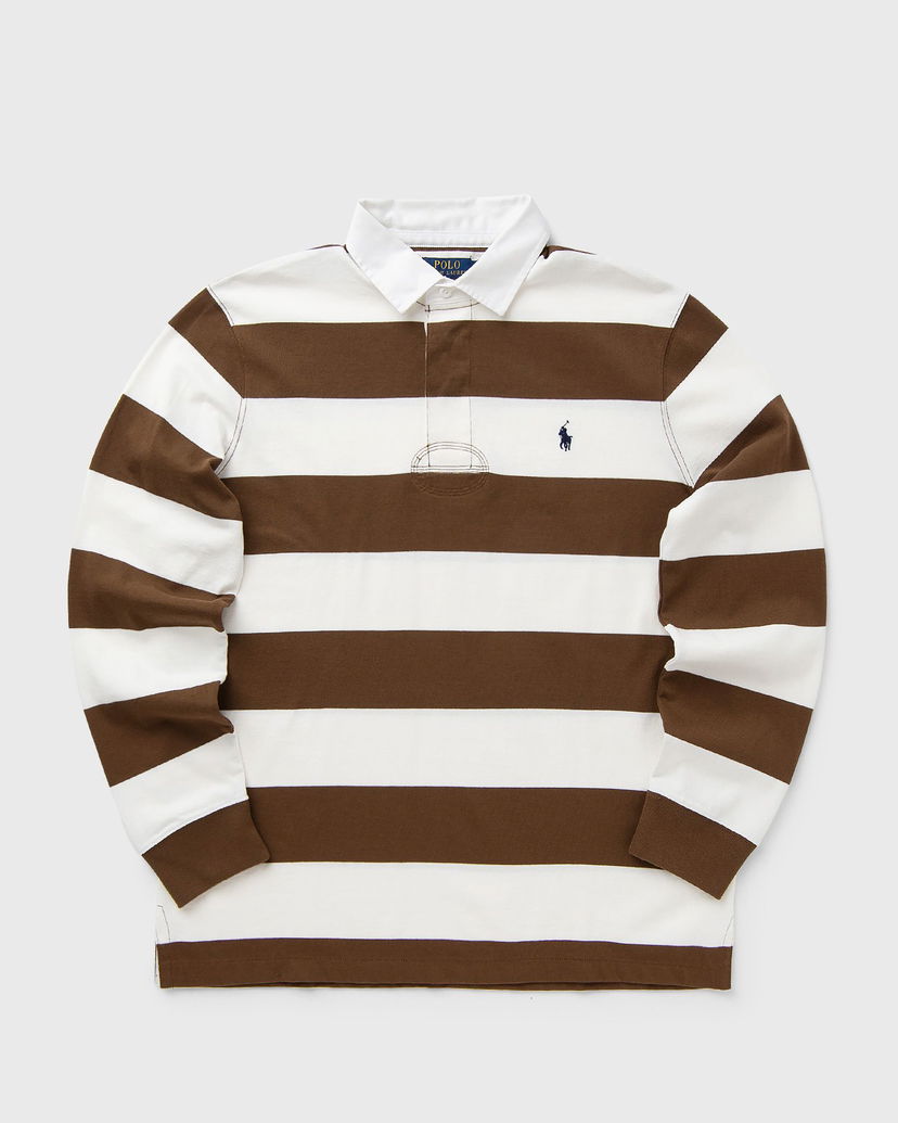 Poolopaita Polo by Ralph Lauren Long-Sleeve Striped Rugby Shirt Monivärinen | 710717116055