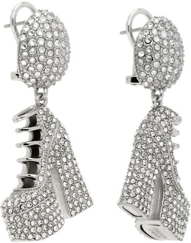 Korvakorut Marc Jacobs Marc Jacobs Kiki Crystal Platform Boots Drop Earrings Metallinen | 2R3JER001J77, 1