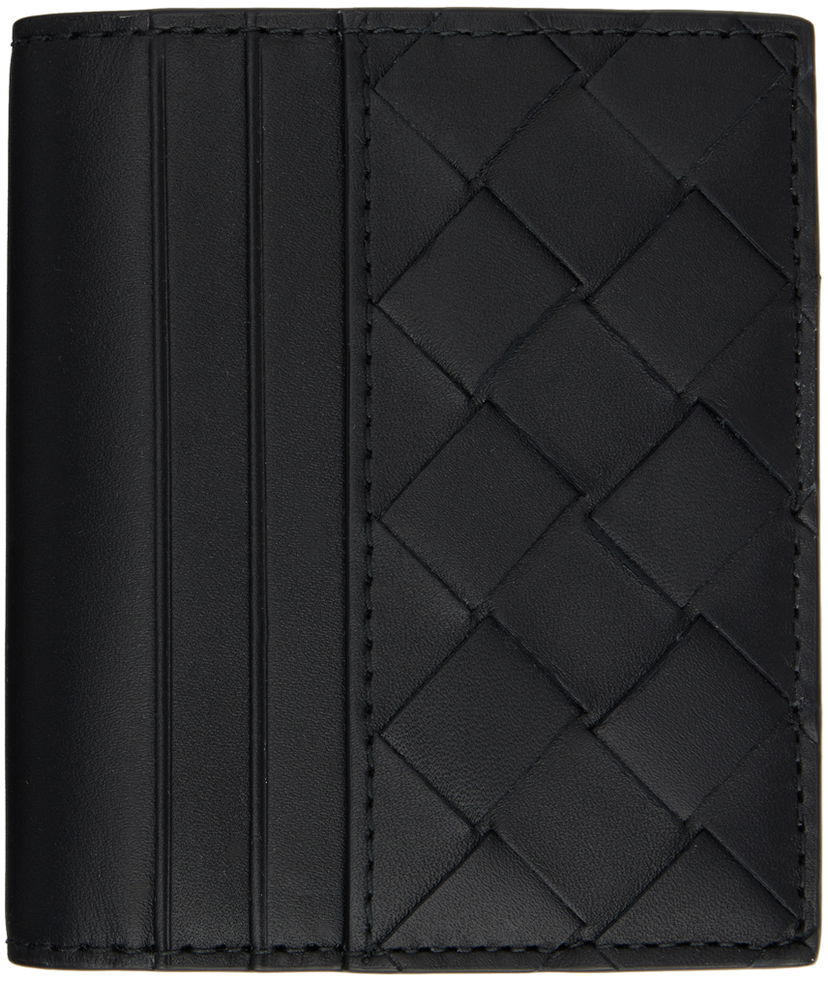 Lompakko Bottega Veneta Bi-Fold Bill Wallet Musta | 793863-VCPQ3-1000