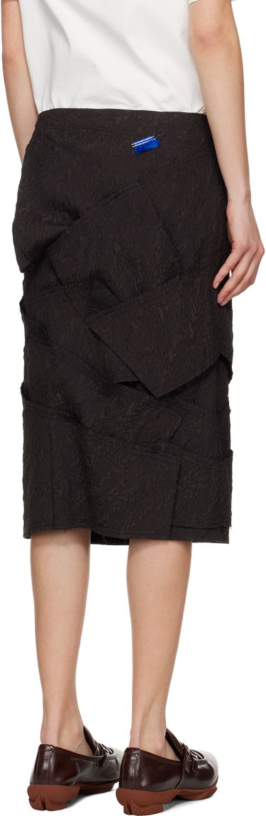 Hame ADER ERROR ADER error Raw Edge Midi Skirt Musta | BO01SSSK0203BK, 2