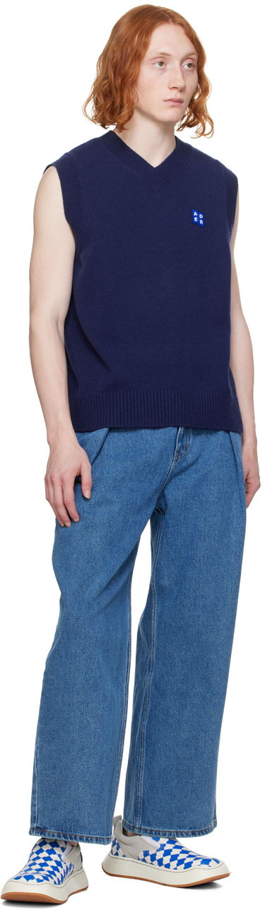 Villapaita ADER ERROR Wool Knit Vest Sininen | BMSGFYKT0201NV, 3