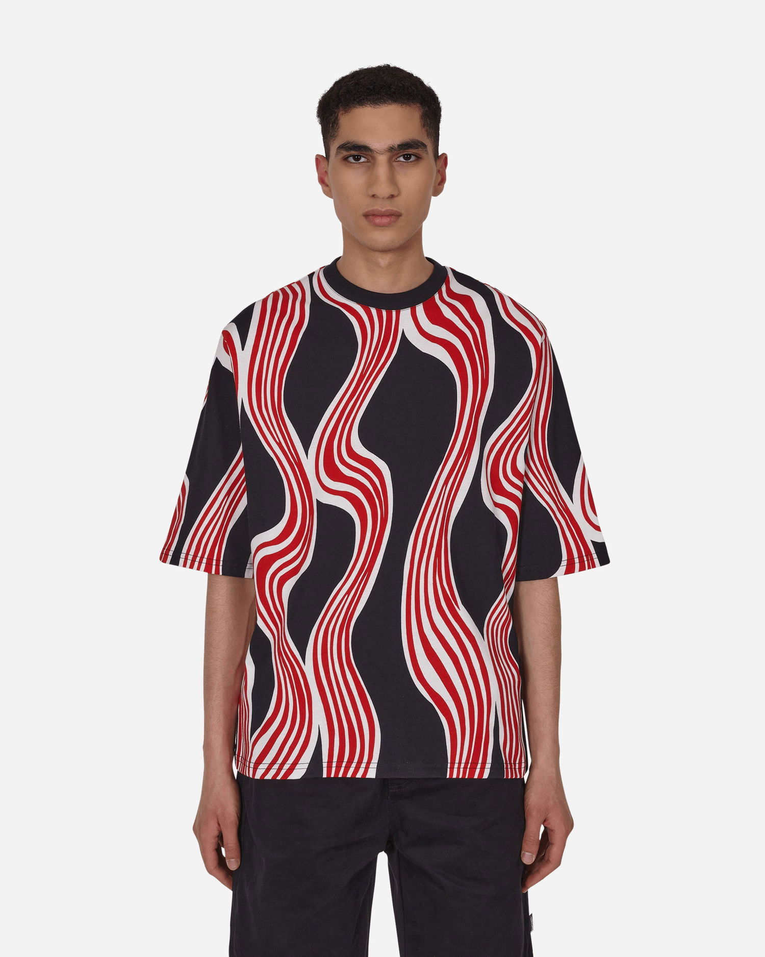 T-paita Moncler x JW Anderson Printed T-Shirt Musta | H209E8C00003 999, 0