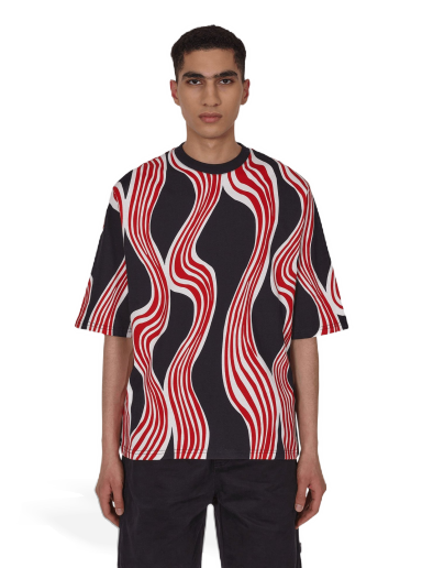 T-paita Moncler x JW Anderson Printed T-Shirt Musta | H209E8C00003 999