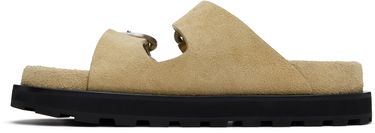Vaatteet Jil Sander Jil Sander Pin-Buckle Suede Sandals Beige | J44WP0026_P8213, 2