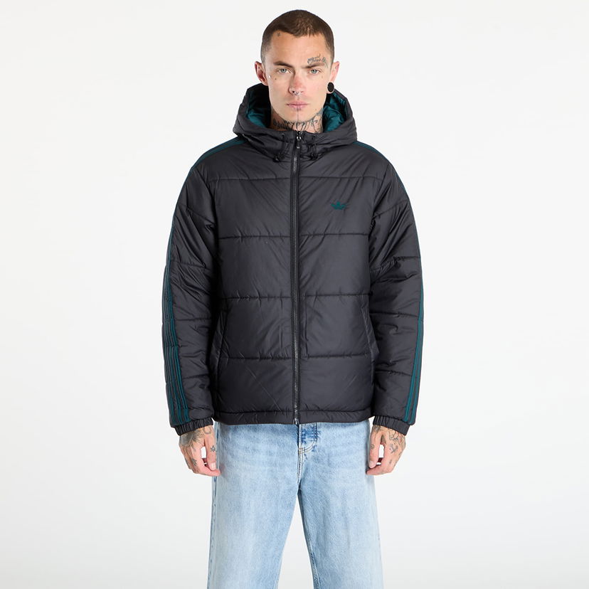 Puffer takki adidas Originals Adicolor Reversible Puffer Jacket Musta | JX6447