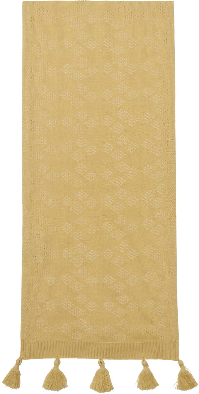 Huivi ADER ERROR Knitted Tassel Scarf Keltainen | BMADSSAC0402YL, 1
