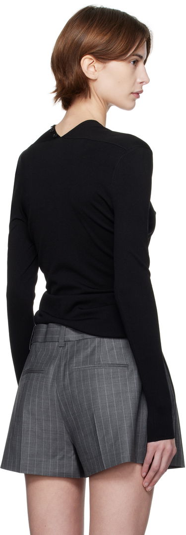 Villapaita Alexander Wang Alexander Wang Long-Sleeve Button Cardigan Musta | 1KC1253017, 2