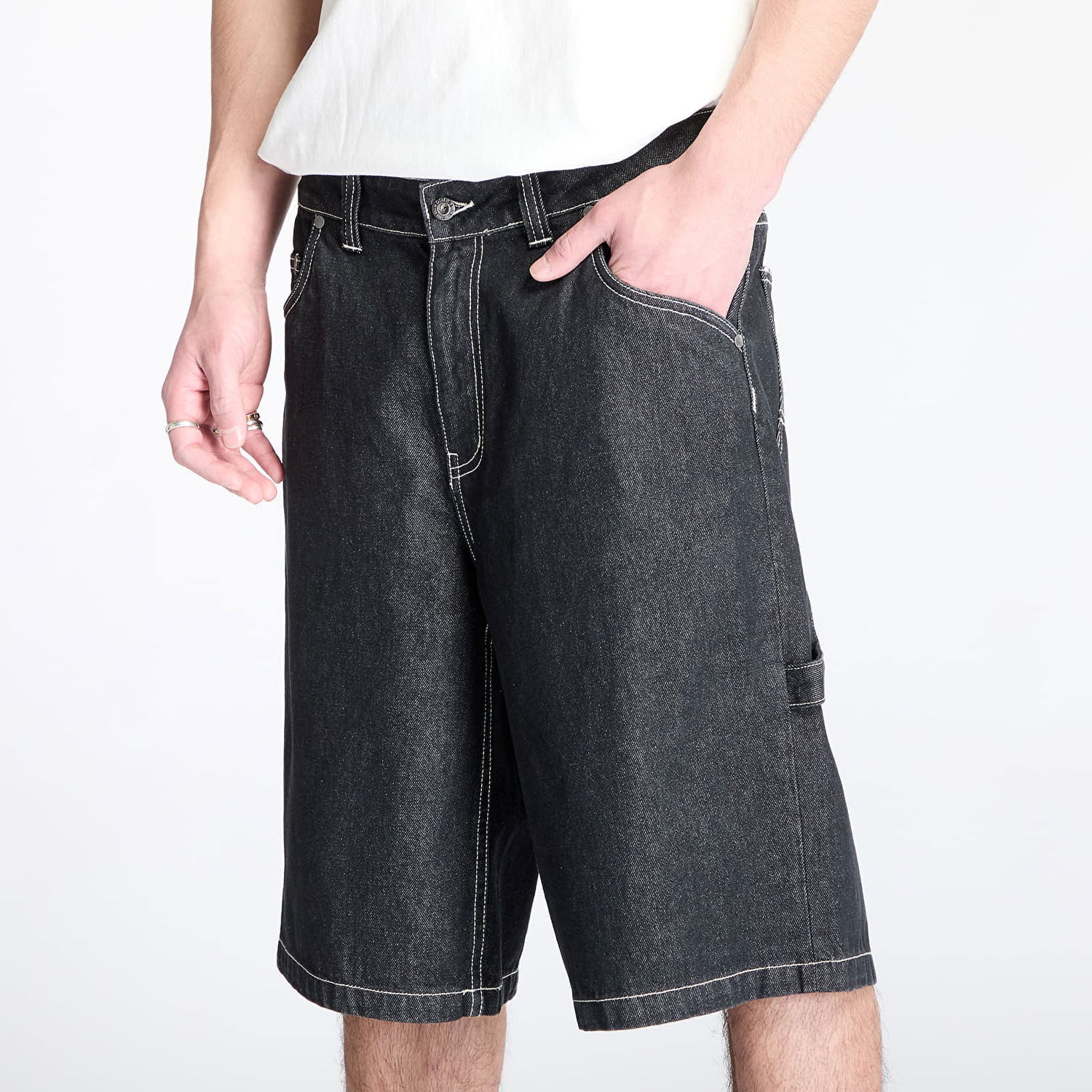 Shortsit Dime Dime Classic Denim Shorts Musta | DIMESP2515BLK, 1