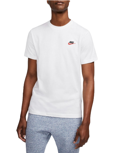 T-paita Nike Sportswear Club Tee Valkoinen | ar4997-100