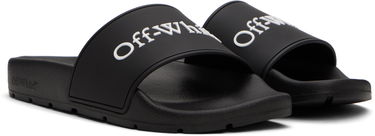 Tennarit ja kengät Off-White Black Bookish Pool Slides Musta | OWIU001C99MAT0011001, 3