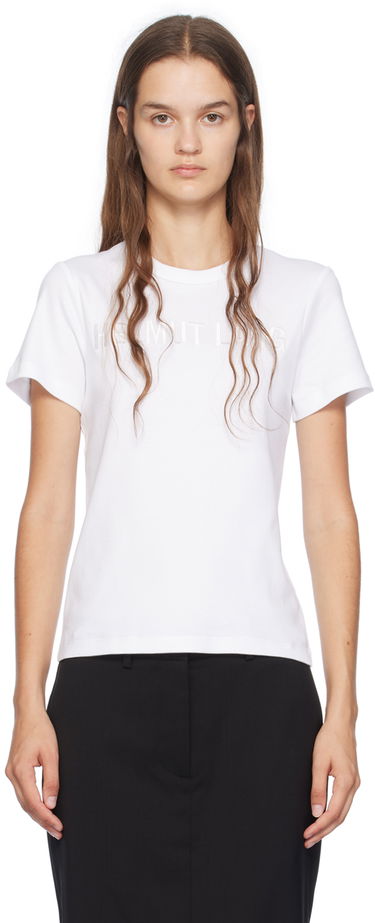 T-paita Helmut Lang Slim Logo T-Shirt Valkoinen | O06HW505, 0