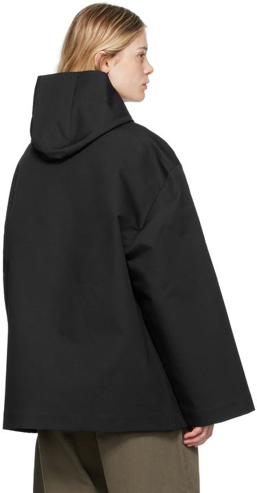 Huppari Studio Nicholson Studio Nicholson Raine Hooded Zip-Up Jacket Musta | RAINE SNM - 1190, 2