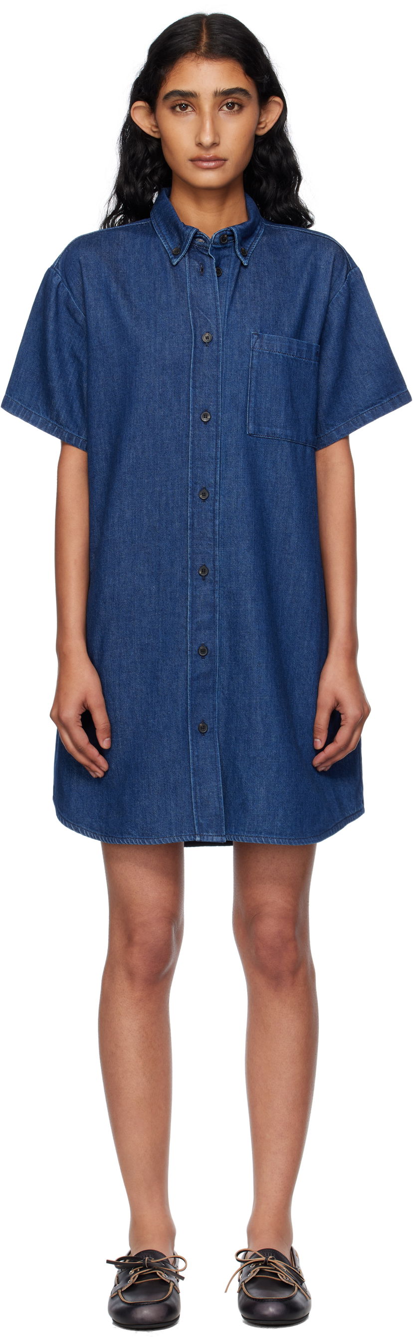 Mekko A.P.C. A.P.C. Ary Denim Minidress Sininen | COHAL-F35181