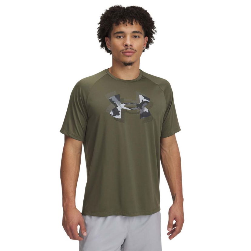 T-paita Under Armour Under Armour Tech Print T-Shirt Vihreä | 1390208-390