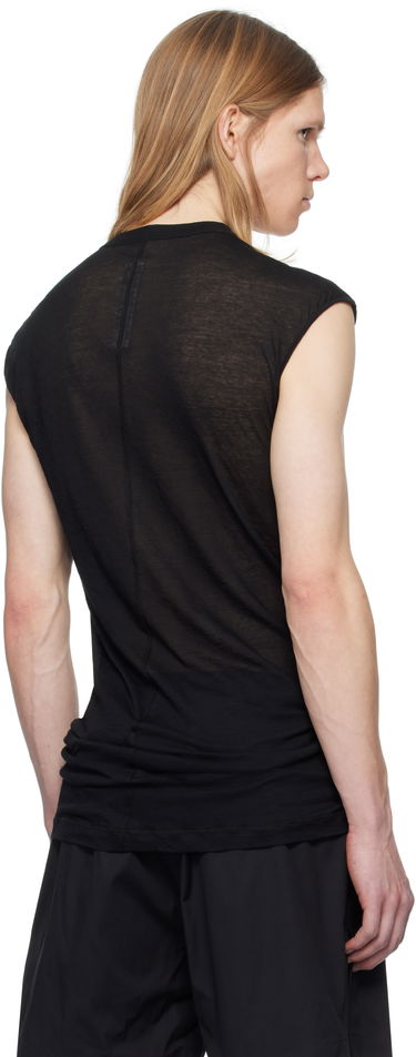 Tankkitoppi Rick Owens Rick Owens Hollywood Dylan Deep V-Neck T-Shirt Musta | RU01E5157 UC, 2
