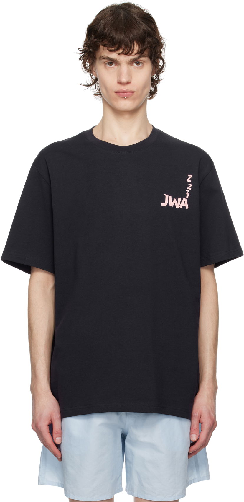 T-paita JW Anderson JW Anderson 'JWA' T-Shirt Musta | JT0270-PG1510