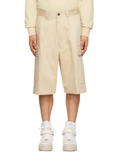 Shortsit AMI Pocket Shorts Valkoinen | HSO400.CO0009