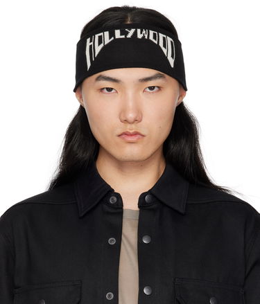 Huivi Rick Owens Rick Owens DRKSHDW 'Hollywood' Cotton Headband Musta | DA01E3480 KP7, 0