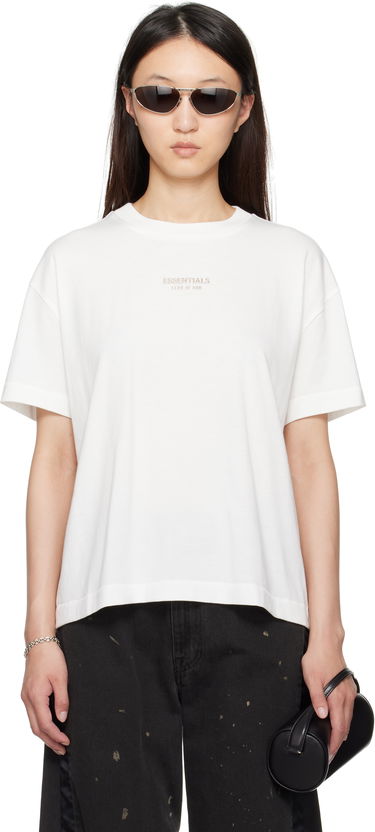 T-paita Fear of God Fear of God ESSENTIALS Classic Fit T-Shirt Valkoinen | 125SP255864FW, 0