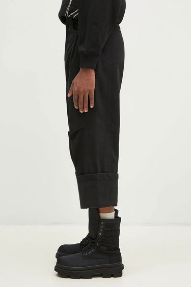 Housut ADER ERROR Trousers With Cuffed Hems Musta | BN01FWBT0102BK, 4