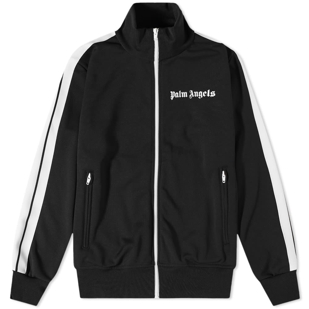 Bomber-takki Palm Angels Taped Track Jacket Musta | PMBD001C99FAB0011001, 0
