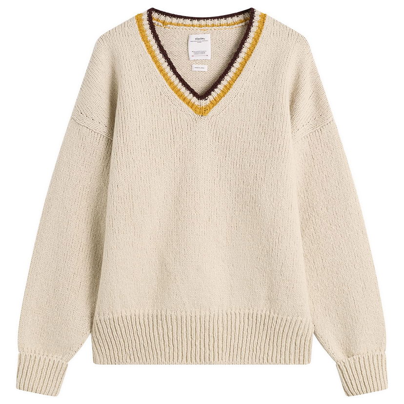 Villapaita visvim College V-Neck Knit Monivärinen | 0125205012006