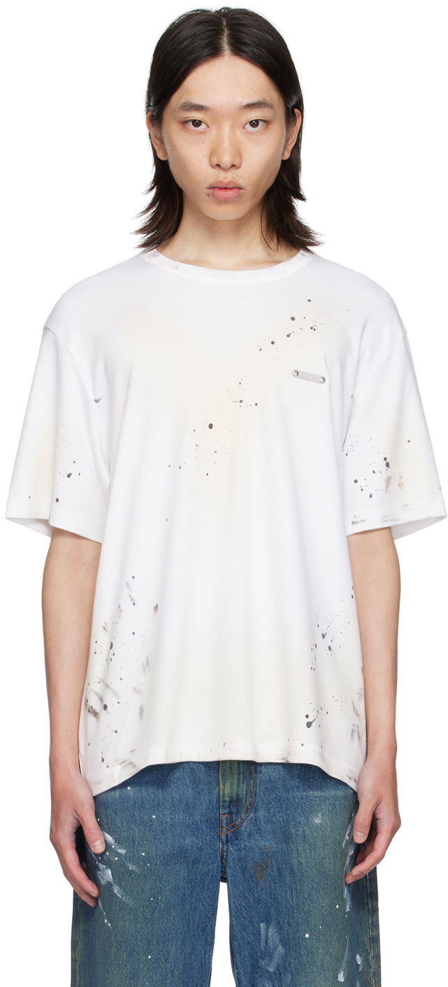 T-paita Helmut Lang T-Shirt With Print Valkoinen | O05HM596, 0