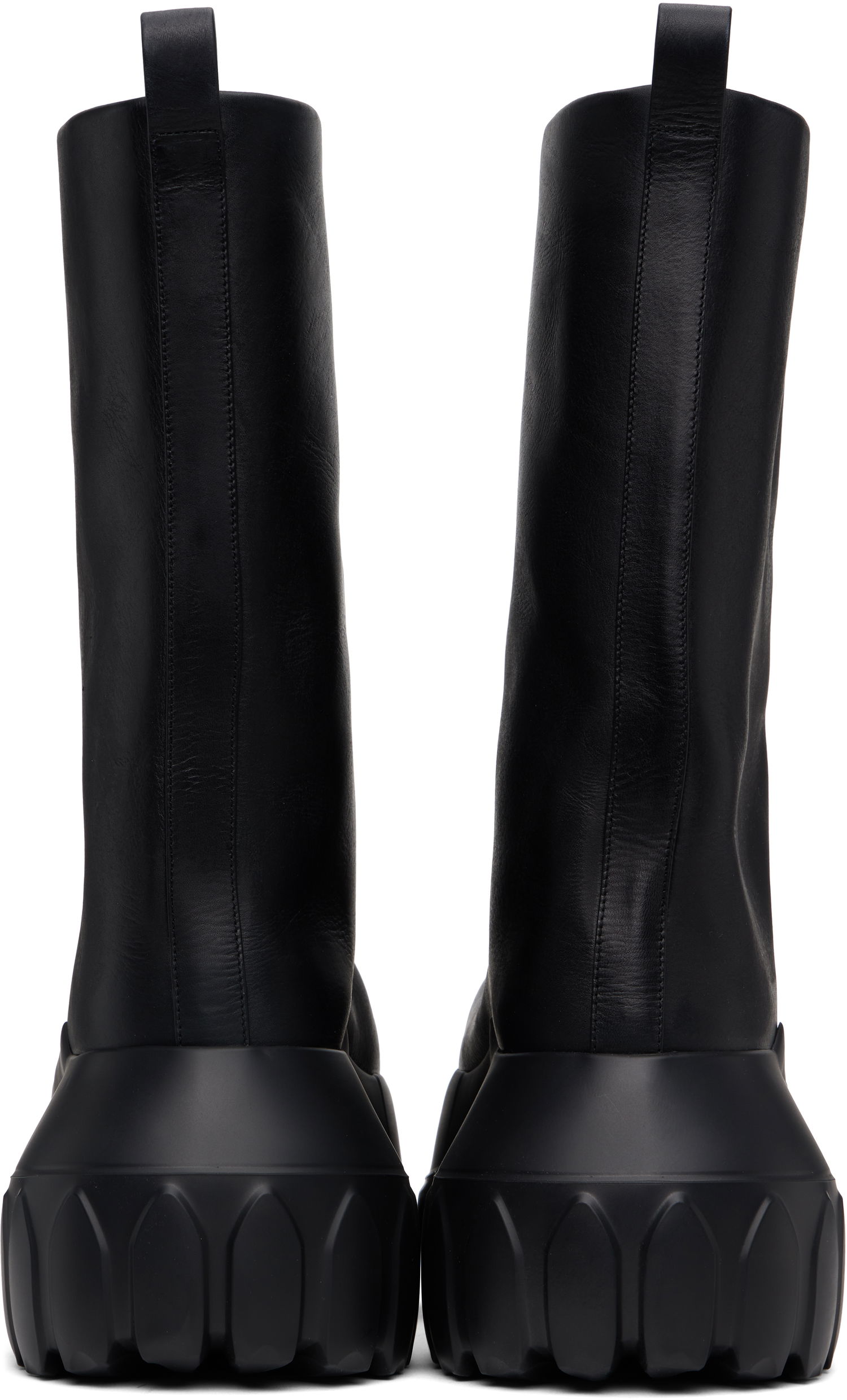Tennarit ja kengät Rick Owens Rick Owens Hollywood Flared Mega Tractor Boots Musta | RR01E5864 LCH, 1