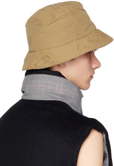 Hattu Feng Chen Wang Feng Chen Wang Quilted Bucket Hat Beige | FUF14AC15K, 4