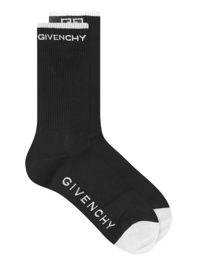 Sukat Givenchy 4G Logo Socks Musta | BMB02A4037-004