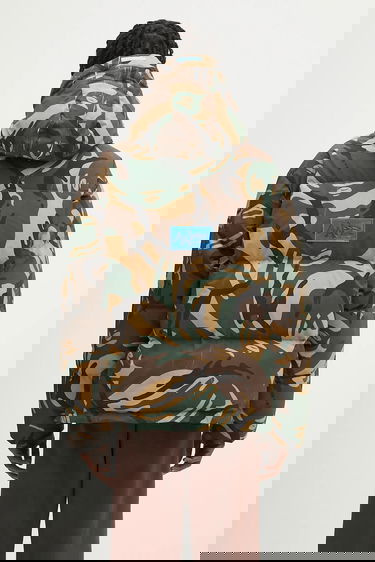 Puffer takki AAPE by A Bathing Ape AAPE Main Down Jacket Vihreä | AAPDNM7665XAN, 2