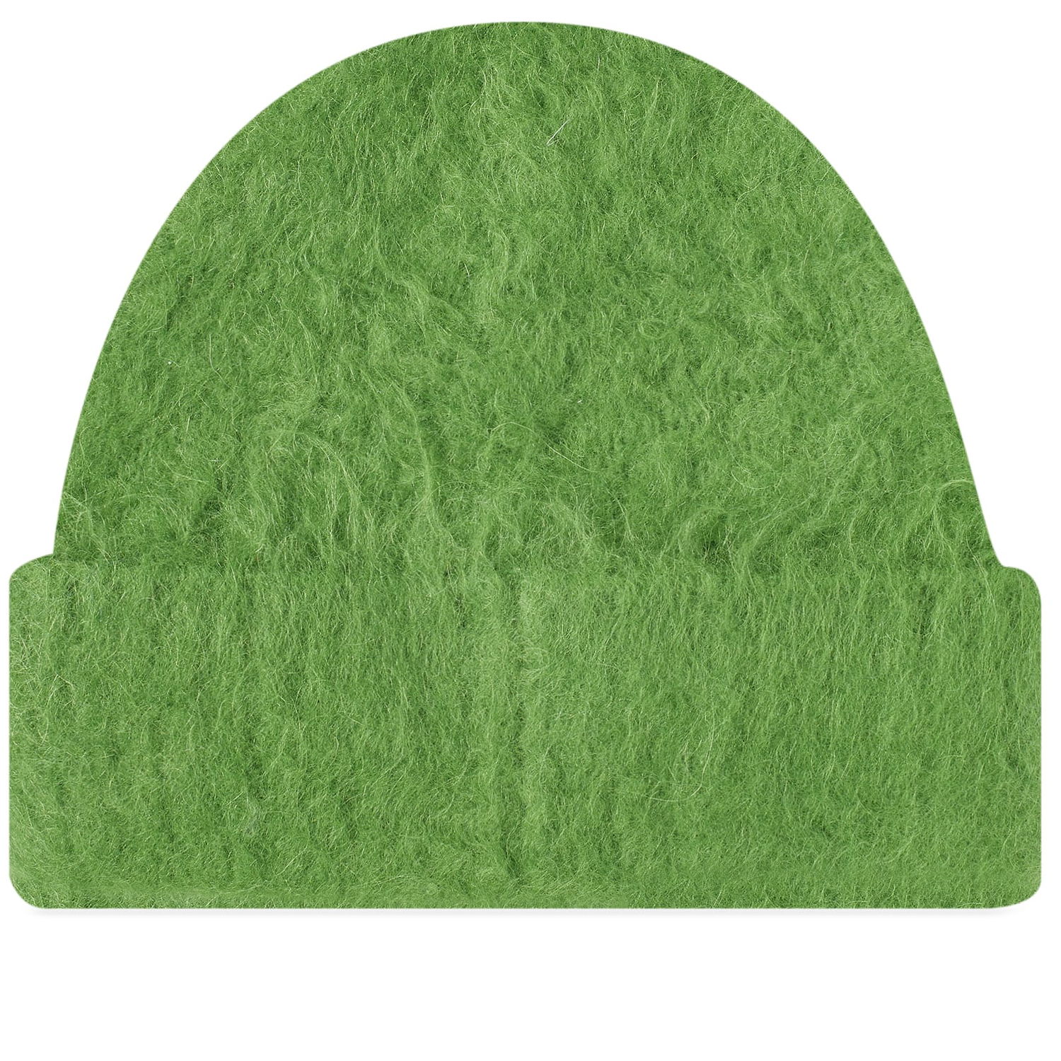 Pipo Acne Studios Kameo Solid Brushed Beanie Pear Green Vihreä | C40305-CPI, 0