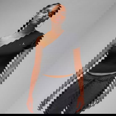 T-paita Jordan Dri-FIT Asymmetrical Top Musta | DV1267-010, 0