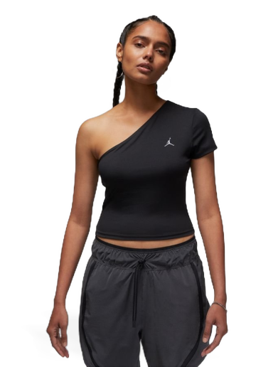 T-paita Jordan Dri-FIT Asymmetrical Top Musta | DV1267-010