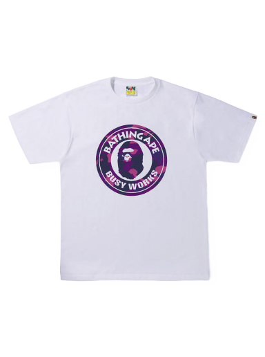 T-paita BAPE Color Camo Busy Works Tee Valkoinen | 1I30-110-013