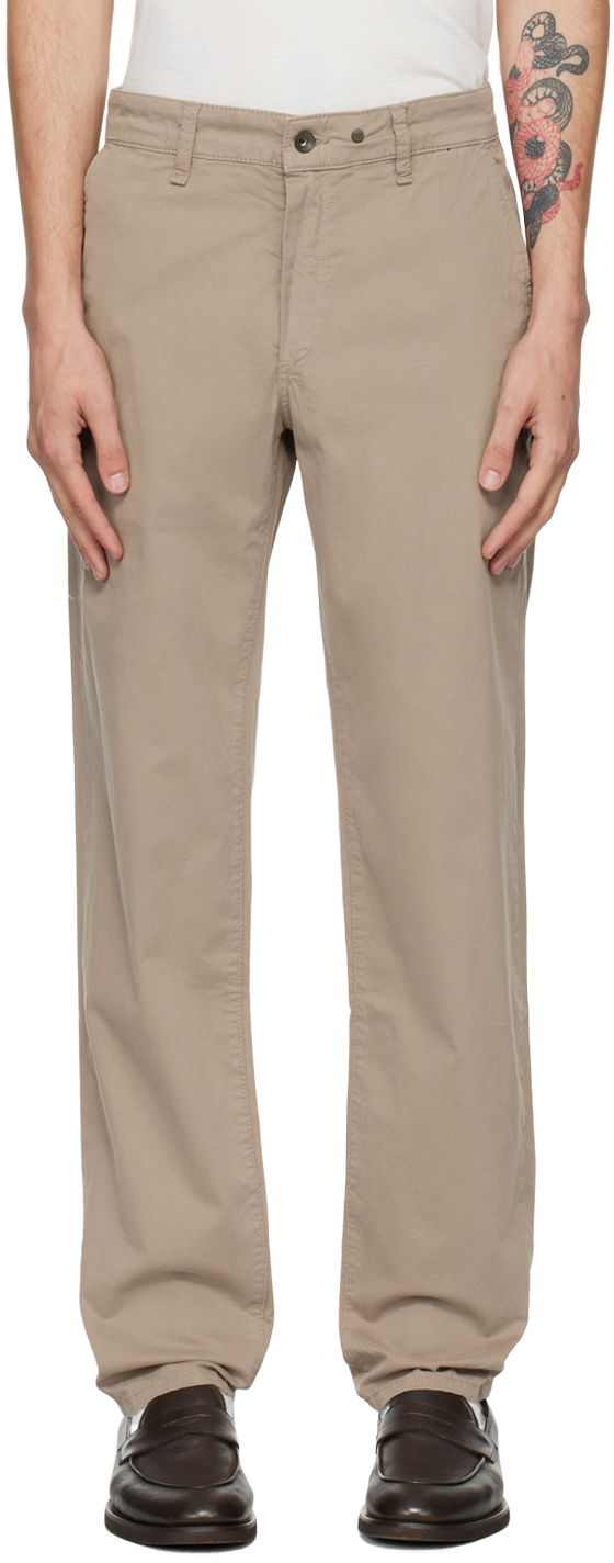 Housut rag & bone Standard Chino Trousers Beige | MBW24P7017T3ML